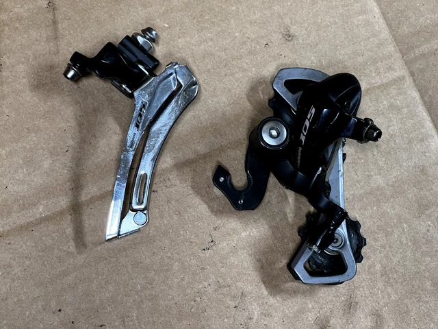 Shimano 105 Derailleurs Front & Rear 5700 & 5701, Came off Roubaix Carbon Frame