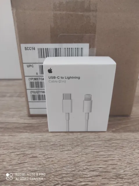 Lot De 2 Apple Original USB C 2 Mètre Et USB 2 Mètre