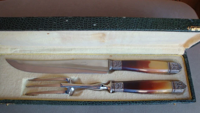 Ménagère Chabannes En Inox - Écrin D'origine - 44 Pièces (manque 5 Couverts)