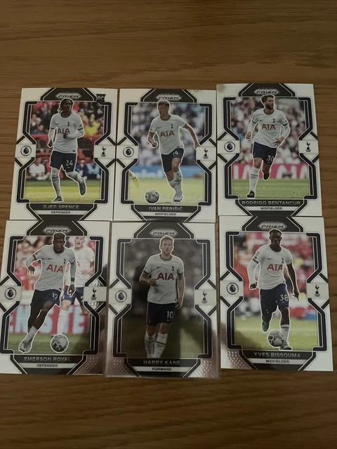 panini prizm 2022/23 Tottenham Hotspur set lot bundle X6 cards