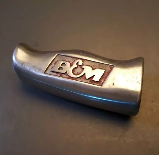 Vintage B&M Gear Shift Knob Accessory Hot Rod Mopar B & M Chrome (Worn Threads)