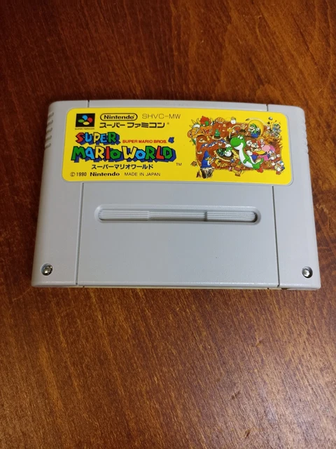 SUPER MARIO WORLD Super Famicom SFC Nintendo SNES Japon A130 EUR 9,99 ...