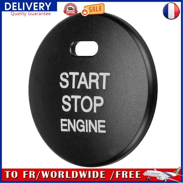 Car Engine Start Stop Button Cap for Mazda 3 Axela CX-3 CX-4 CX-5 (Black)