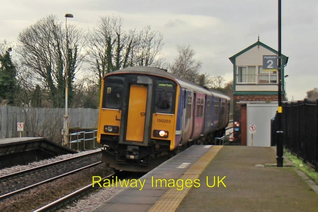 RAILWAY PHOTO CLASS 150 DMU Northern Rail Class 150 150203 Huyton c2014 ...