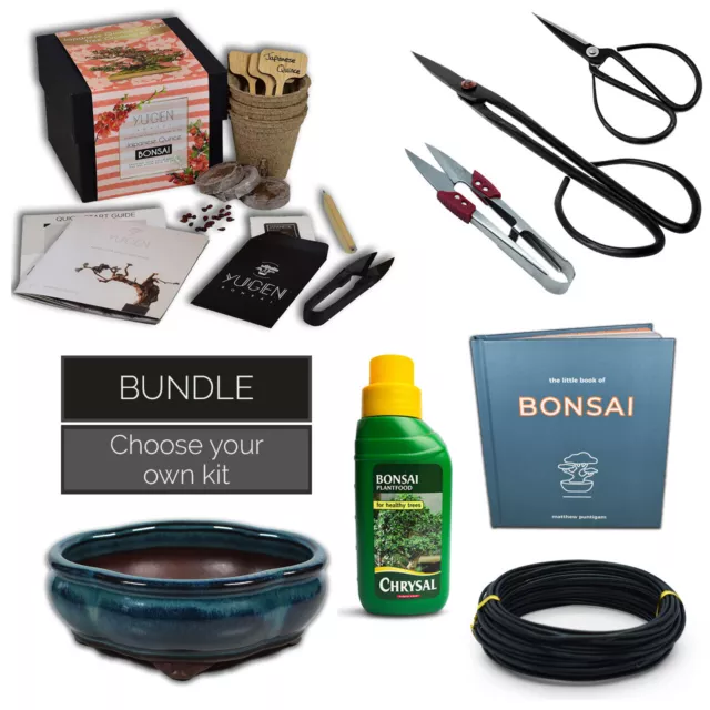 Master Bonsai Tree Starter Kit Bundle | Grow Your Own Bonsai Tree | Beginners