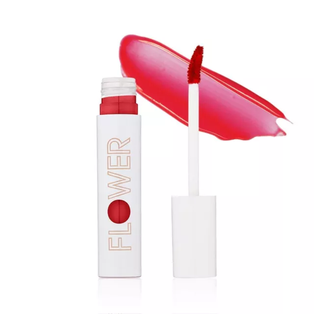 BELLEZA DE FLORES Mancha de labios mordida | Tinte de labios vívido a base de agua de larga duración (salsa)