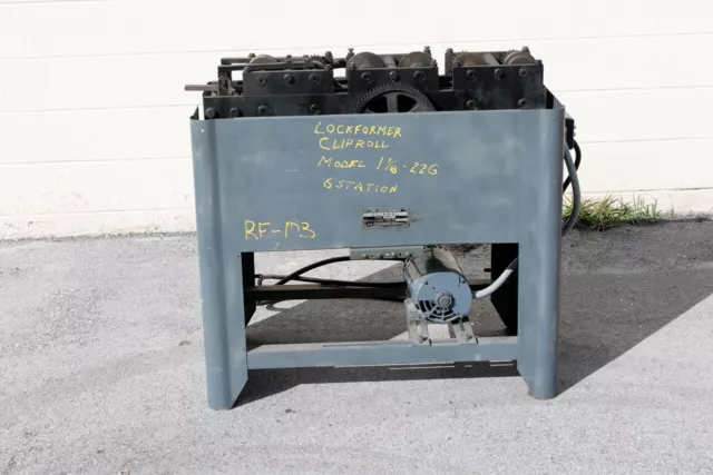 Lockformer Cliprol 1-1/8 22 Gauge 2Hp 3ph "NEW MOTOR"