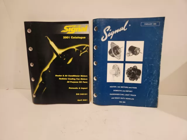 2 Signal Heater & A/C Motor Catalogs