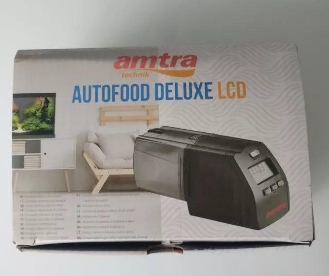 Amtra Autofood Deluxe LCD - Mangiatoia automatica per acquario