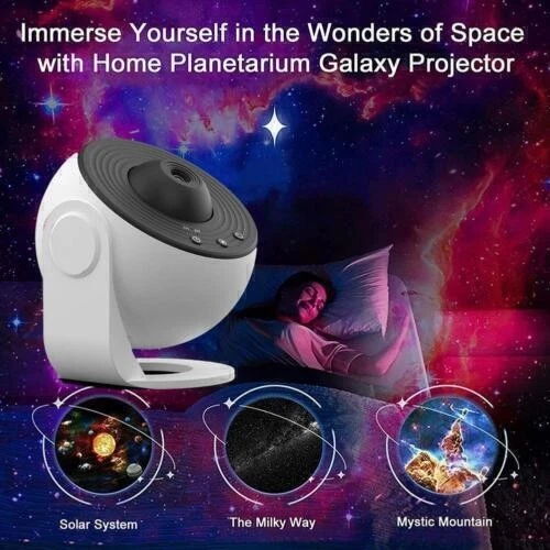 12IN1 ROTATING PLANETARIUM Galaxy Starry Sky Projector LED Night Light Star Lamp £25.99