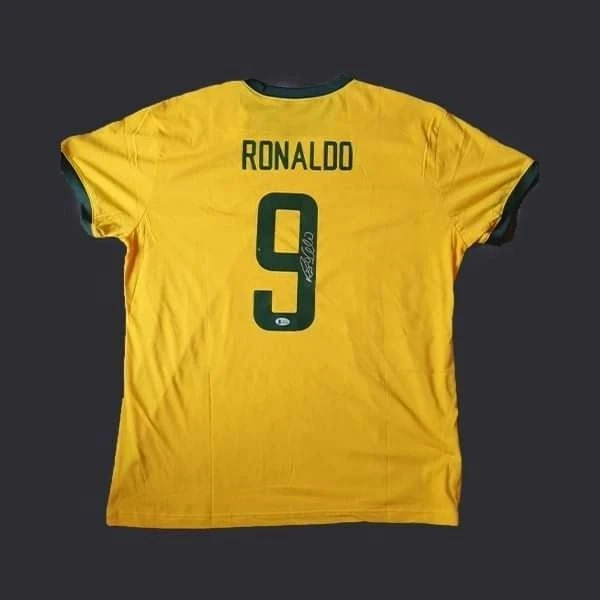 Ronaldo de best sale lima signed shirt