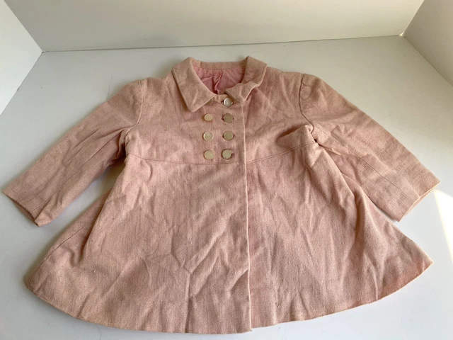 Vintage 1950’s Toddler Girl’s Pink Coat