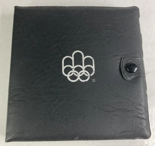 Vintage 1976 Montreal Olympics - COJO Gold Pen and Pencil Set with Black Case
