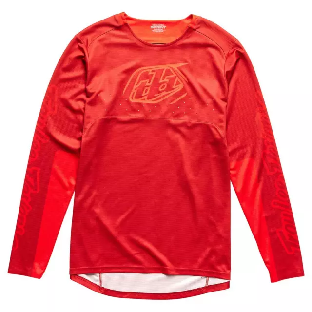 Troy Lee Designs MTB-Jersey Langarm Sprint Icon - Fire Orange