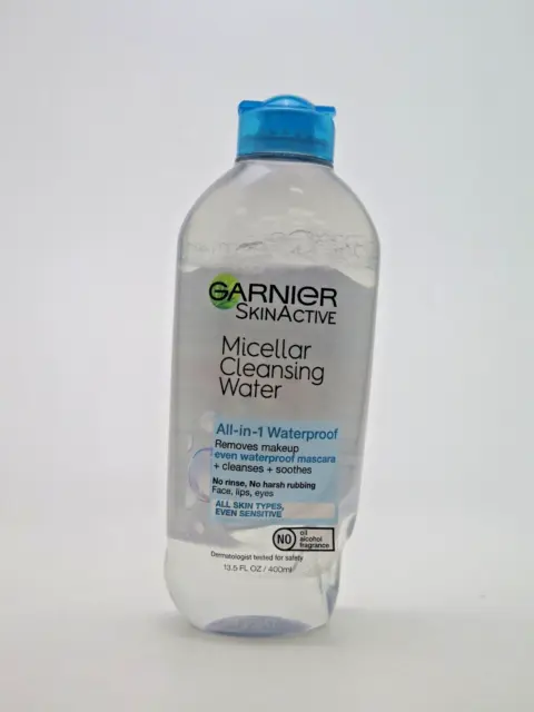 Garnier SkinActive Micellar Cleansing Water, Waterproof  13.5 Fl oz / 400 ml