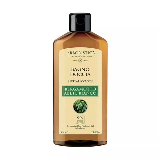 L'Erboristica Bergamot e Silver Fir Shower Gel stimulating 400 ml