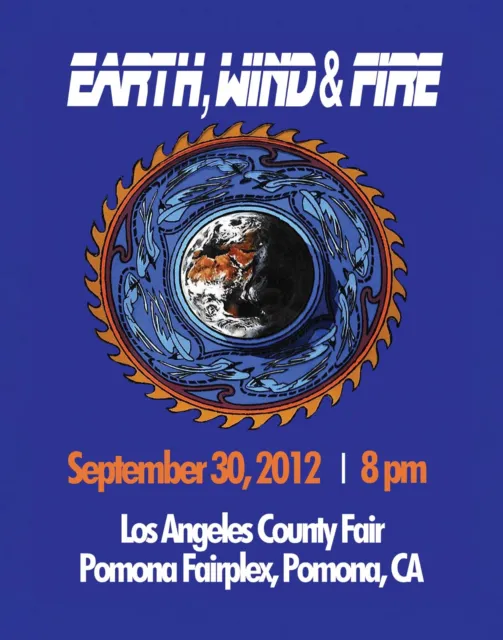 Earth Wind & Fire Reprint 13" x 19" Concert Poster