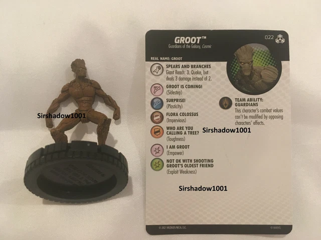 Heroclix Groot 022 Marvel Avengers War of the Realms