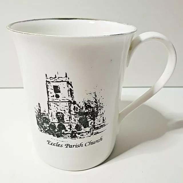 Eccles parish church 1995 cup mug clin china hand decorated mothers union 2