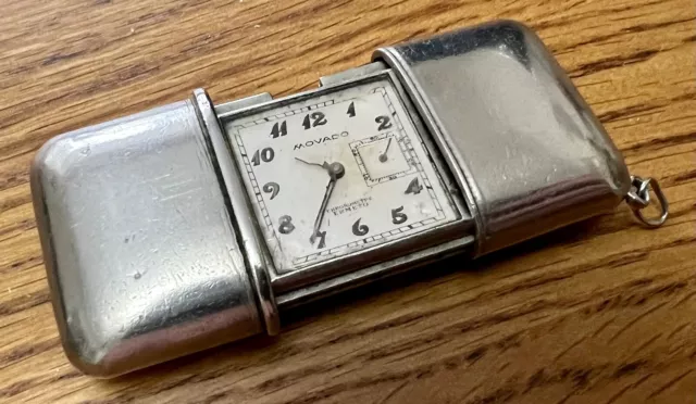 Vintage Movado Ermeto Chronometre Traveling Or Purse Watch