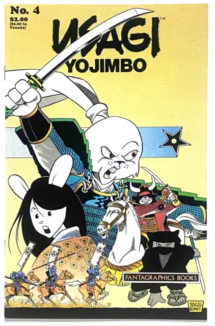 Usagi Yojimbo #4 - Stan Sakai Story - ( Fantagraphics 1987 )