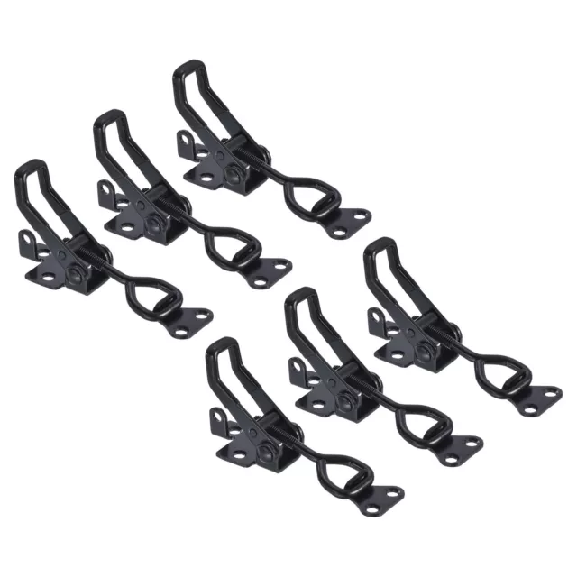 6 Pack Adjustable Toggle Latches Clamp 4002 Quick Release Clamp Tool Black