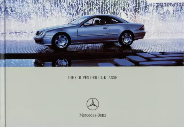 Mercedes CL Coupe Prospekt 2002 9/02 D brochure broszura broschyr prospectus