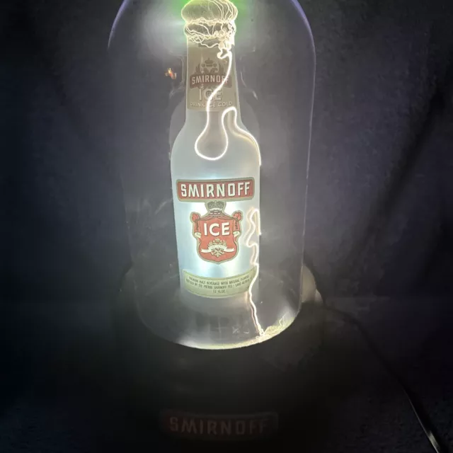 Awesome Smirnoff Ice Light Up Bottle Plasma Sign Lamp 2
