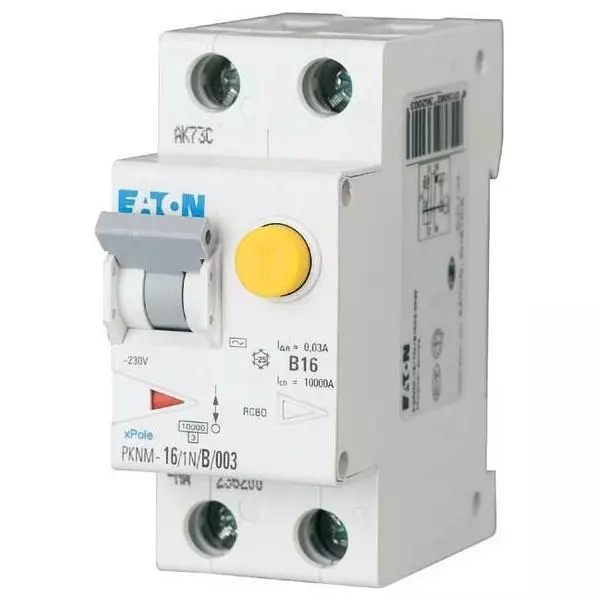 Eaton FI/LS-Kombischalter PKNM16/1N/B/003-A-MW IP20 Leitungsschutzschalter