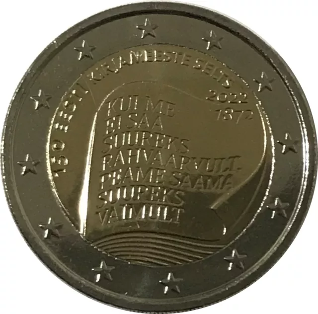 #Rm# 2 Euro Commemorative Estonie 2022 - Littérature