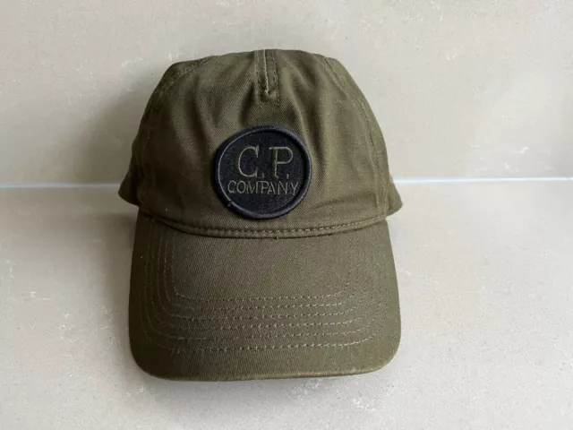 C.p. Company Cap With Glasses New Army Green Size M Cp Goggle Hat Hooligan