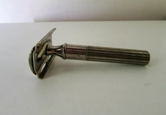 Vintage Gillette Copper Nickel Chrome Safety Razor