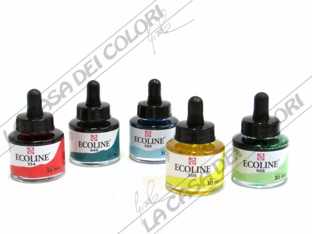 ROYAL TALENS - ECOLINE - 30 ml - COLORI ACQUERELLO LIQUIDI