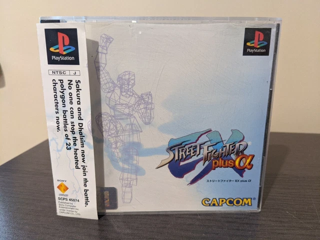 PS1 PLAYSTATION 1 jaquette arriere street fighter ex plus alpha EUR 14,99 - FR