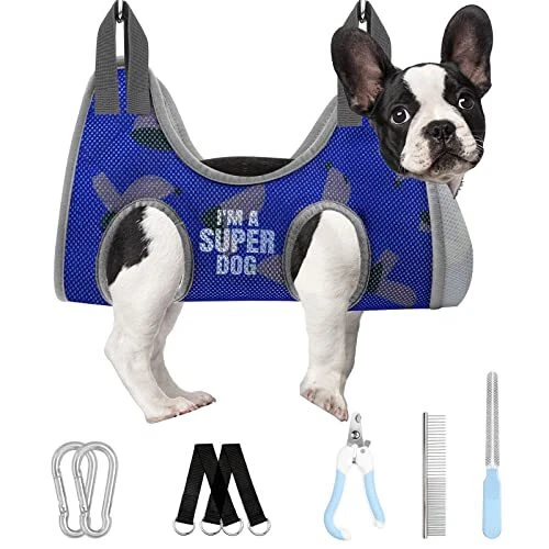 jenico Dog Grooming Hammock Harness: Cat Dogs Sling for Grooming - Pet Hammock R