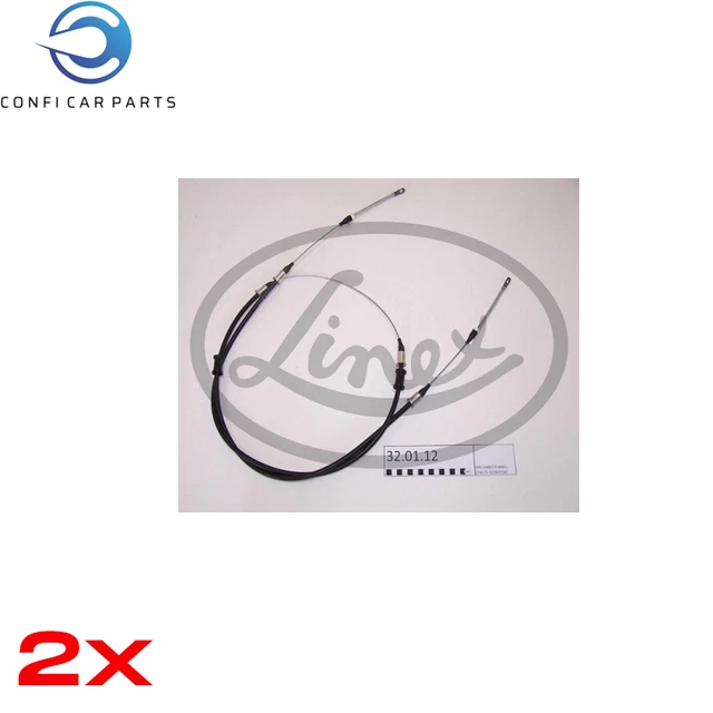 Handbremsseil Bremsseil Paar Hinten Linex 320112 2Pcs P Neu Oe Qualit�T
