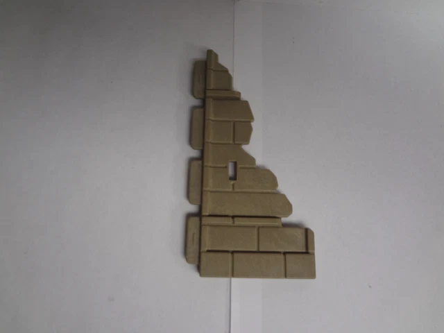 Lot De 5 Pièces Playmobil - Murs D'extrémité Pour Château De Chevalier - Occasion