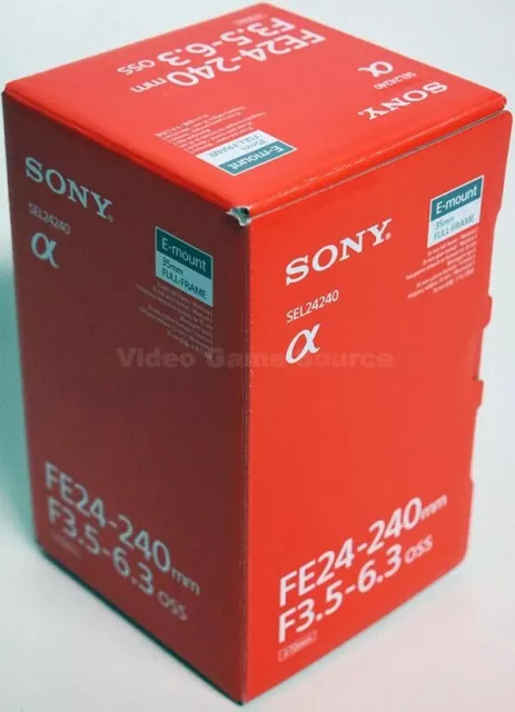 Sony Fe 24-240Mm F3.5-6.3 Oss Sel24240 E-Mount Vollformat Objektiv