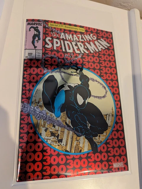 Amazing Spider-Man 300 Foil Variant 2023 Facsimile Nm Classic Mcfarlane!!