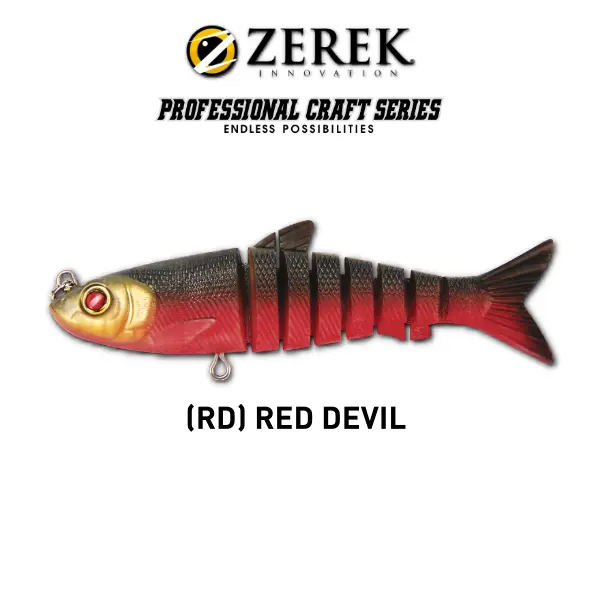 Zerek - Live Mullet ~ Segmented Tail Swimbait Soft Fishing Lure