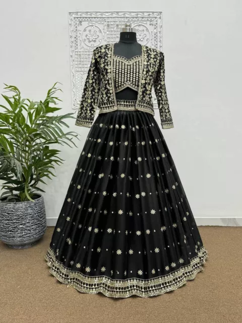 Launching Wedding Party Wear Designer Lehenga Choli With Koti For Women Wear