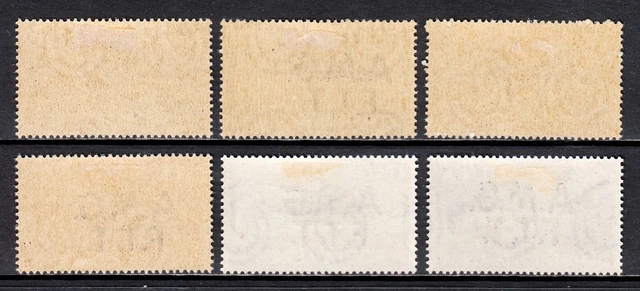 Italy — Trieste — Scott C1-C6 — 1947 Amg Overprint Airmail Set — Mh — Scv $155 2
