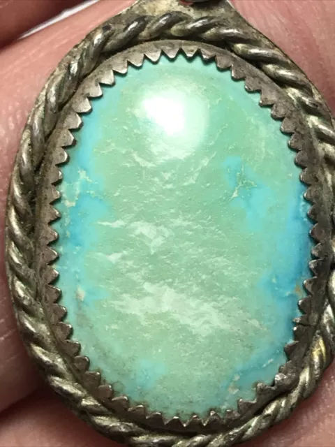 Old Pawn. Sterling Silver Turquoise Pendant Absolutely gorgeous