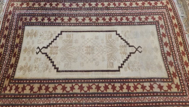 Antique Vintage Handmade Turkish Rug, Perfect for Livingroom, Kitchen, Bedroom,