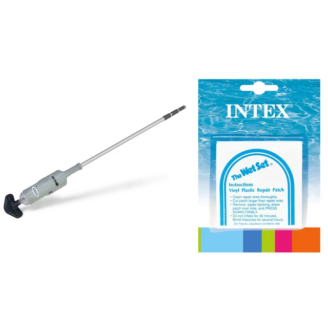 INTEX RECHARGEABLE HANDHELD Swimming Pool Vacuum & Wet Set Repair 6