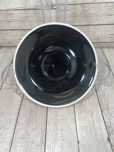 Royal Albert - Masquerade - Tea Saucer -  12 Cm Diameter - Black  Smaller Saucer 2