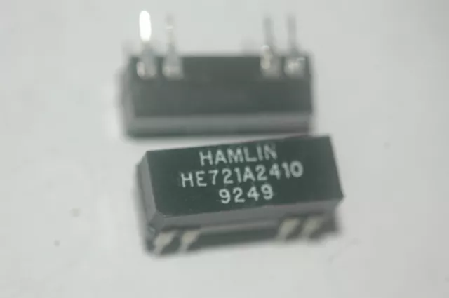 HAMLIN HE721A2410 Reed Relay SPST-NO Date Code-9249 Quantity-10 2