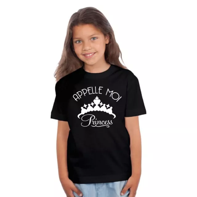 T-shirt ENFANT APPELLE MOI PRINCESS