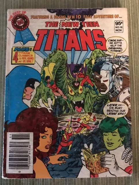 Best Of DC #18 The New Teen Titans November 1981 digest , rare,COMBINED SHIPPING