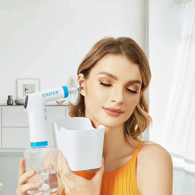 Herramienta eléctrica de eliminación de cera para oídos kit de limpieza de oídos riego seguro y efectivo para oídos